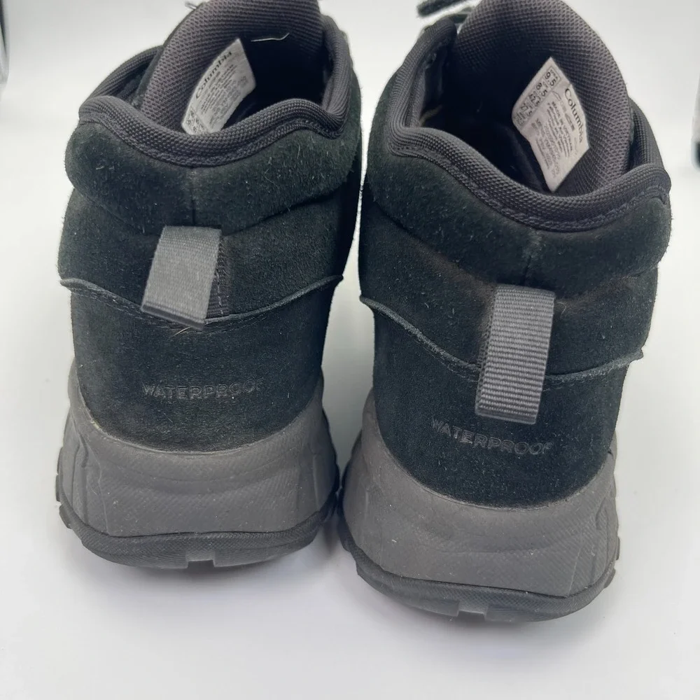 Columbia Wildone Anthem Hiking Boot Men's Size 9.5 Black Waterproof Shoe YM4945
